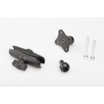 SW-Motech GPS mount for M6 thread 1" ball with M6 screw, RAM arm, GPS mount.