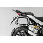 SW-Motech EVO šoninių bagažų laikikliai.  Juodos spalvos. Ducati Multistrada 1200 / S (10-14).