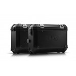 SW-Motech TRAX ION aliumininių šoninių bagažų komplektas.  Juodos spalvos. 37/37 l. Honda NC700 S/X, NC750 S/X.