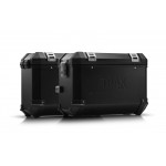 SW-Motech TRAX ION aliumininių šoninių bagažų komplektas.  Juodos spalvos. 45/37 l. CRF1000L / Adv Sports (18-).