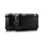 SW-Motech TRAX ION aliumininių šoninių bagažų komplektas.  Juodos spalvos. 45/45 l. Yamaha MT-07 Tracer (16-).