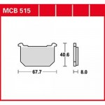 MCB515 Trinkelės stabdžių Kawasaki priekinės  